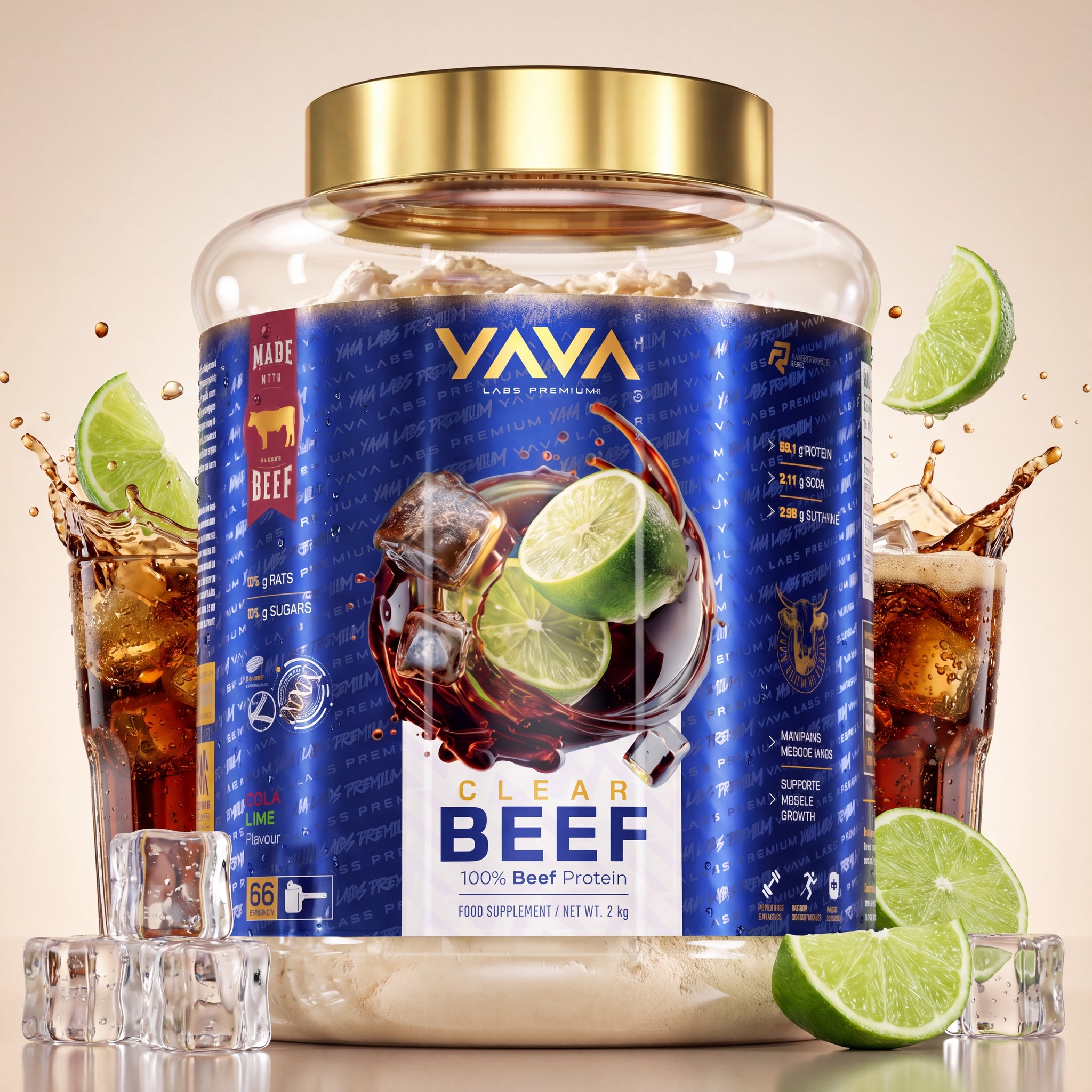 Premium 100% Beef Protein 2kg